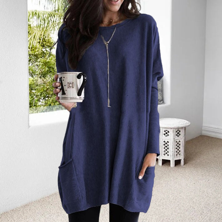 Oversized Women's Sweater with Pockets – Yara