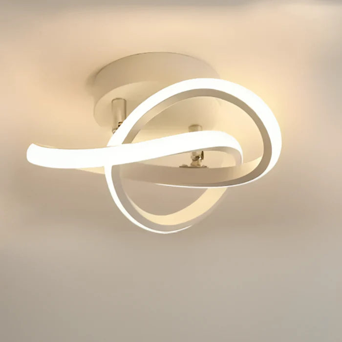 Modern LED Ceiling Lamp with Double Ring Design - Twilight Rings