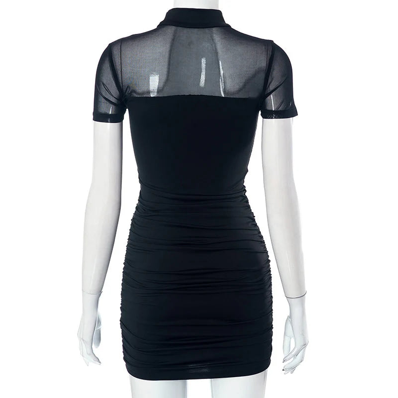 Sammy Jackson™ Gwen Mini-Sukienka | Dopasowana i Stylowa