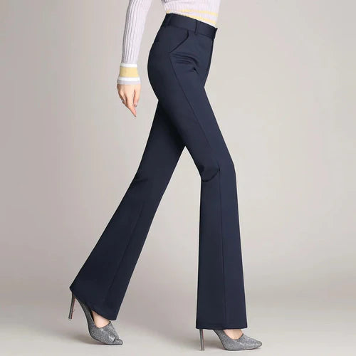 Slim Flared High Waist Pants – Mila
