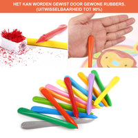 Naturalne Kolorowe Kredki Woskowe - EcoCrayons