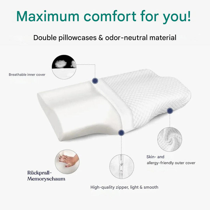 Orthopedic Memory Foam Sleep Pillow – Nesto
