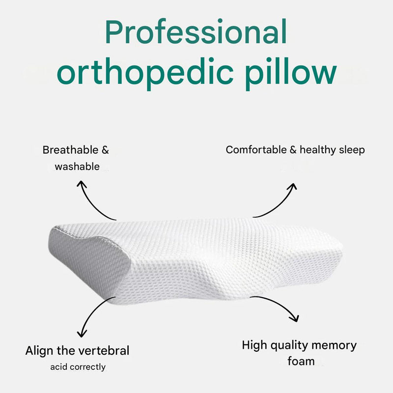 Orthopedic Memory Foam Sleep Pillow – Nesto