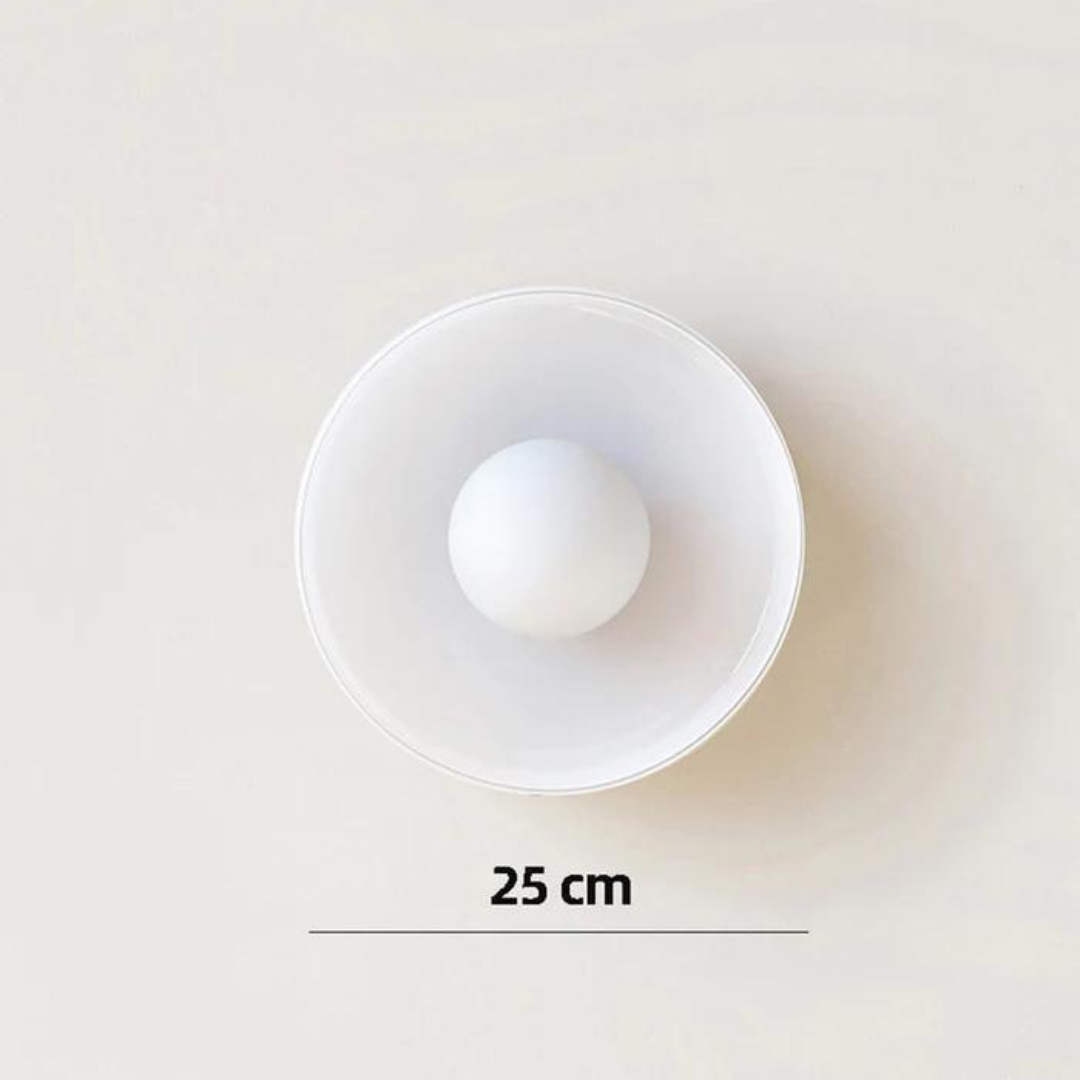 Ronde Plafondlamp met Stijlvolle Functionaliteit - LumiSphere