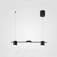 Nowoczesna aluminiowa lampa wisząca - AuraDrum