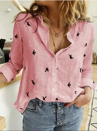 Vintage Women's Linen Blend Blouse – Clara