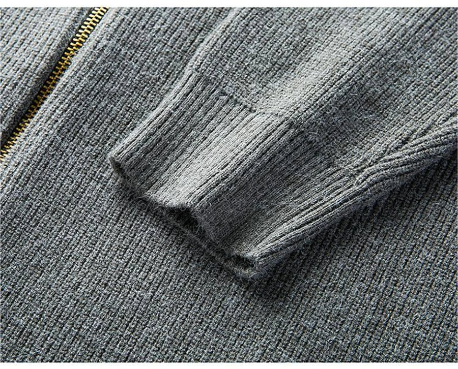 Sammy Jackson™ AutumnKnit Vest | Slimfit vest met ritssluiting