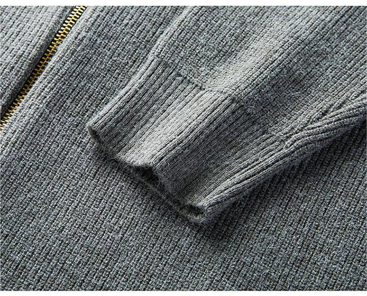 Sammy Jackson™ AutumnKnit Vest | Slimfit vest met ritssluiting
