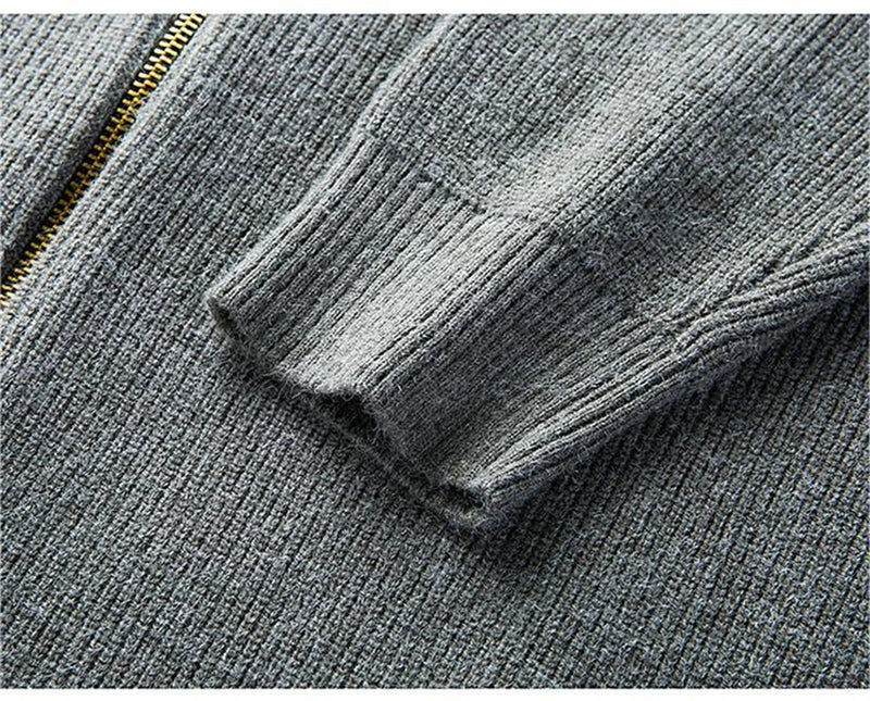 Sammy Jackson™ AutumnKnit Vest | Slimfit vest met ritssluiting