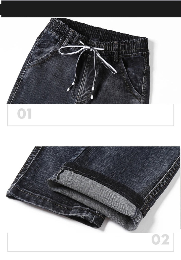 Sammy Jackson™ Winterjeans | Warme plus size spijkerbroek met meerdere zakken
