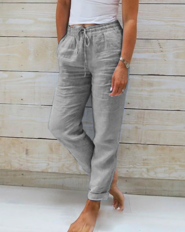 Sammy Jackson™ Abby Linen Pants | Casual & Stylish