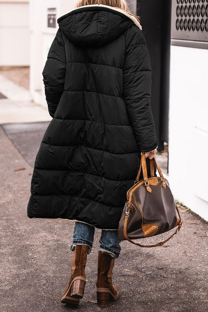 Trendy Reversible Women's Winter Coat - Sofia