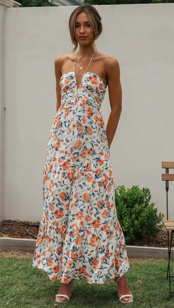 Sammy Jackson™ Sukienka Maxi Lina | Kwiatowa i Stylowa