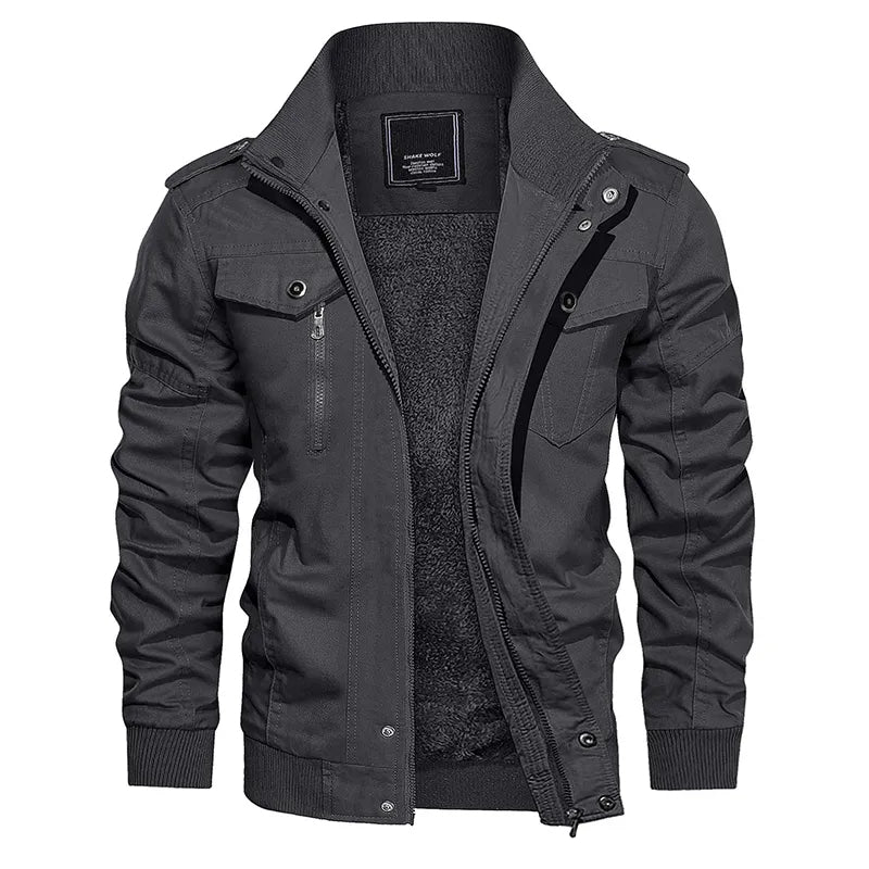 Sammy Jackson™ Abel Winter Bomber Jacket | Warm Tough Winter Coat