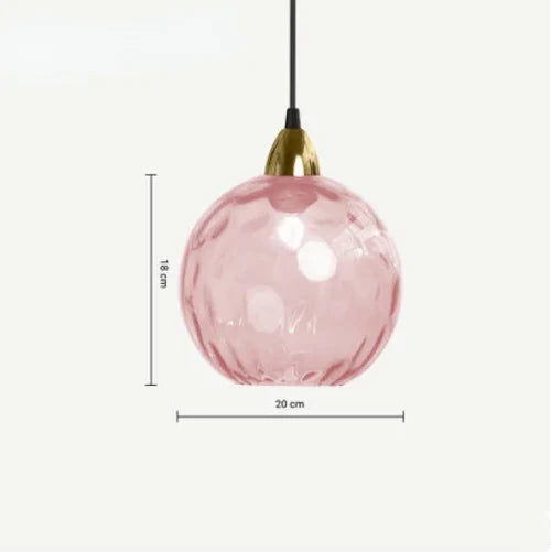 Szklana kula lampa wisząca - LumiSphere