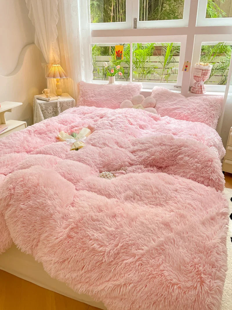 Candy-Colored Soft Duvet Cover - FluffCandy