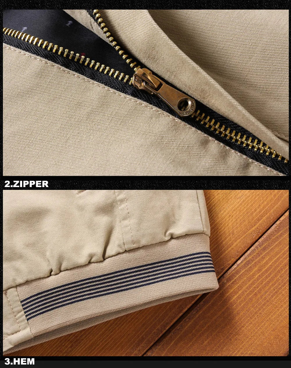 Sammy Jackson™ Caspar Baseball Jack | Casual windjack