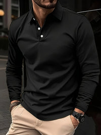 Men's Long-Sleeve Polo – Matthias