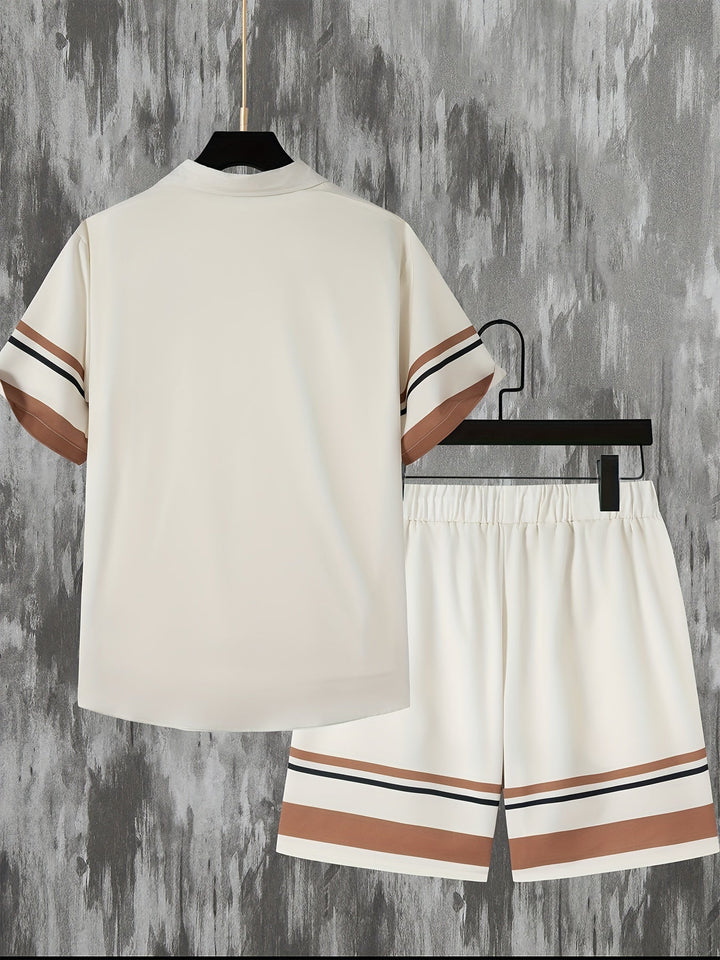 Two-Piece Set with Stripe Design - Mateo