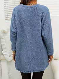 Comfortable Fleece Sweatshirt with Print - Luna