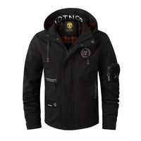 Heren Outdoorjas waterproof met capuchon & geruite voering – Jorrit