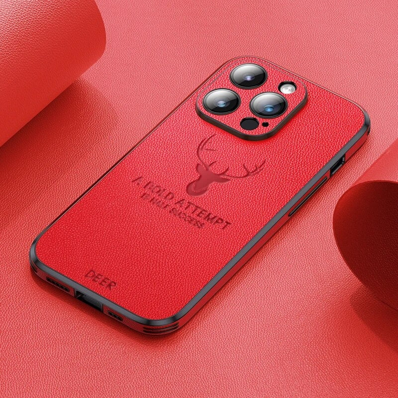 Luxury Deer Leather iPhone Case – Veltro