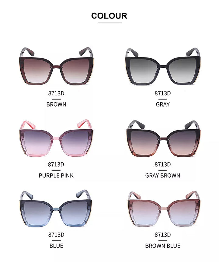 Sammy Jackson™ Billie Retro Okulary Przeciwsłoneczne | Kwadratowe i Modne