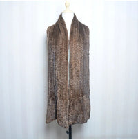 Sammy Jackson™ Knitted Scarf | Warm and stylish mink fur scarf
