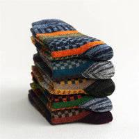 Sammy Jackson™ Retro Woolies Zestaw | Ciepłe i wygodne skarpetki ze stylowym wzorem