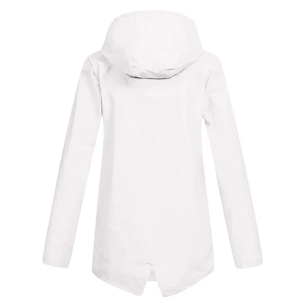 Trendy Dames Regenjas met Capuchon - Liora