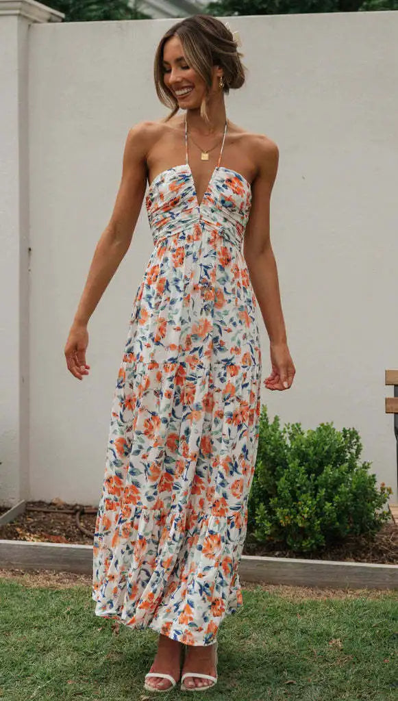 Sammy Jackson™ Sukienka Maxi Lina | Kwiatowa i Stylowa