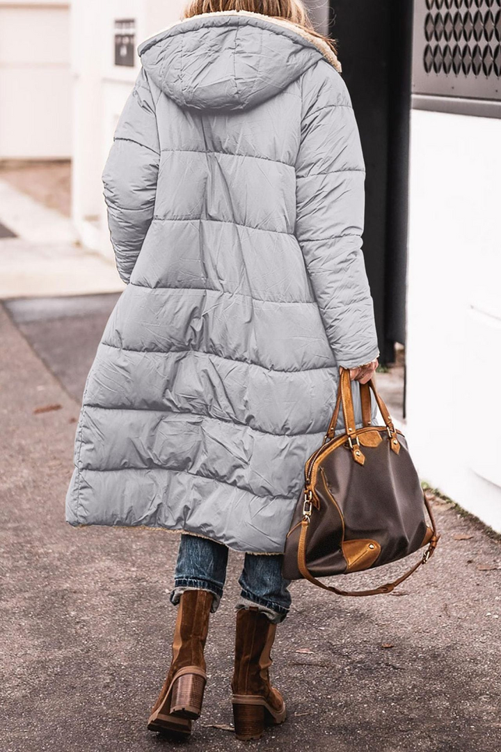 Trendy Reversible Women's Winter Coat - Sofia