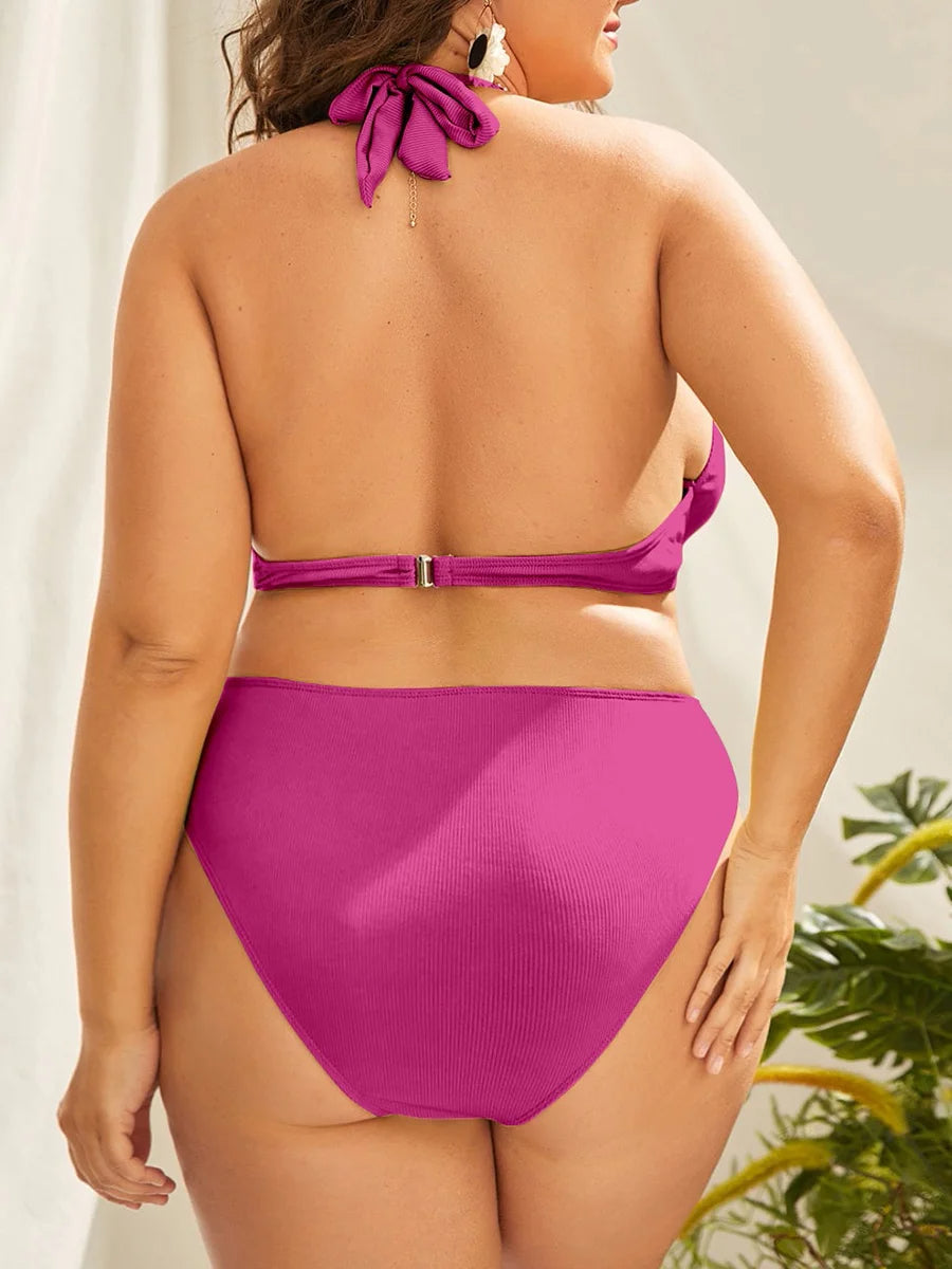 Sammy Jackson™ Crystal Plus-Size Bikini | Comfortabel & Stijlvol