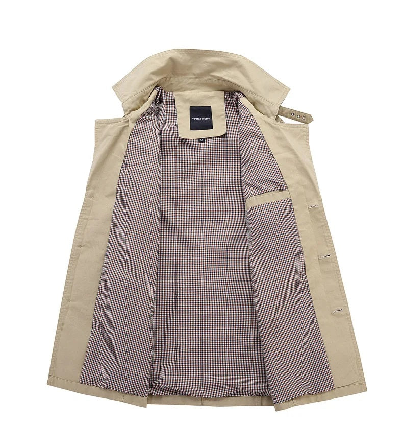 Sammy Jackson™ Michiel Winter Trench Coat | Trendy Warm Winter Coat