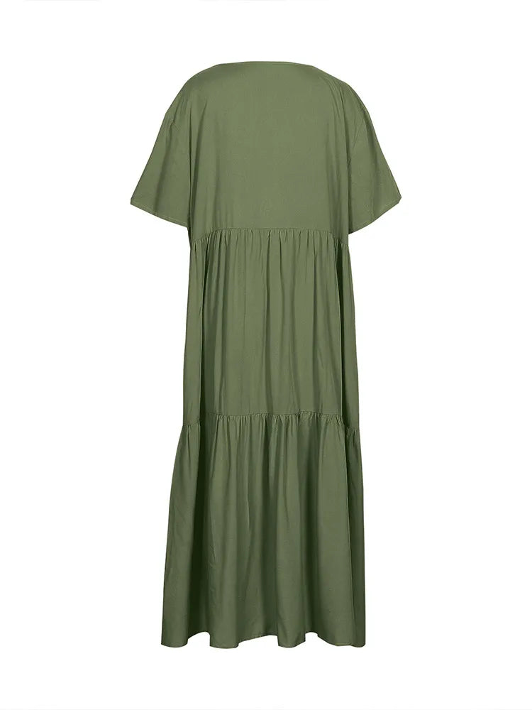 Sammy Jackson™ Elizabeth Plus-Size Summer Dress | Casual & Trendy