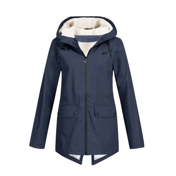 Waterproof Women's Jacket – Fleece Lined – With Hood 7