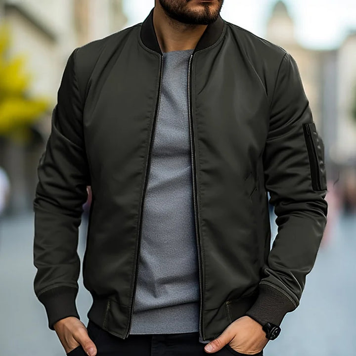Men's Bomber Jacket with Arm Pocket – Jaron