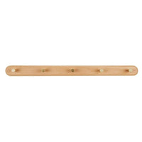 Wooden Wall Coat Rack with Brass Hooks - LignaHook