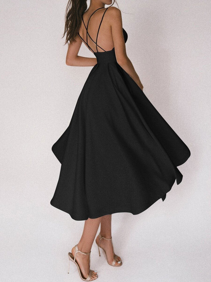 Strappy V-Neck Dress - Noa