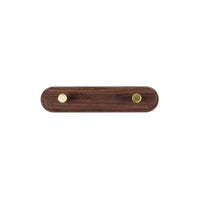 Wooden Wall Coat Rack with Brass Hooks - LignaHook