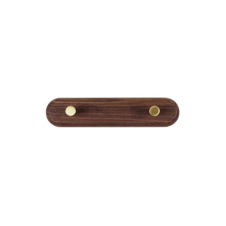 Wooden Wall Coat Rack with Brass Hooks - LignaHook