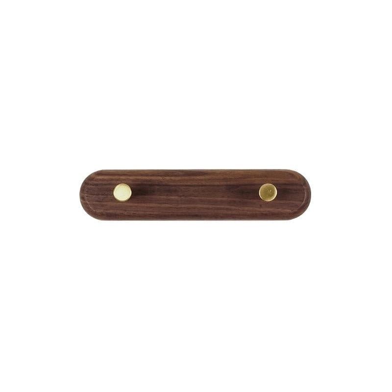 Wooden Wall Coat Rack with Brass Hooks - LignaHook