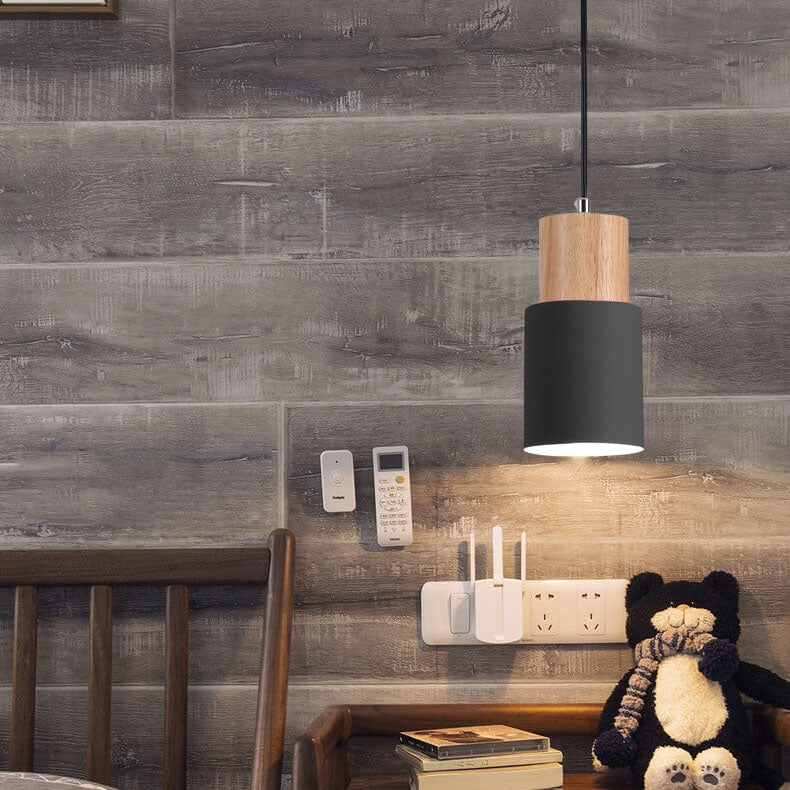 Minimalist LED Cylinder Pendant Lamp - NordicGlow