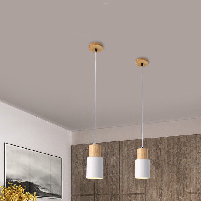Minimalist LED Cylinder Pendant Lamp - NordicGlow
