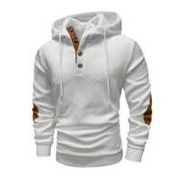 Outdoor Heren Hoodie met Comfort-Stretch & Knoopsluiting – Mads