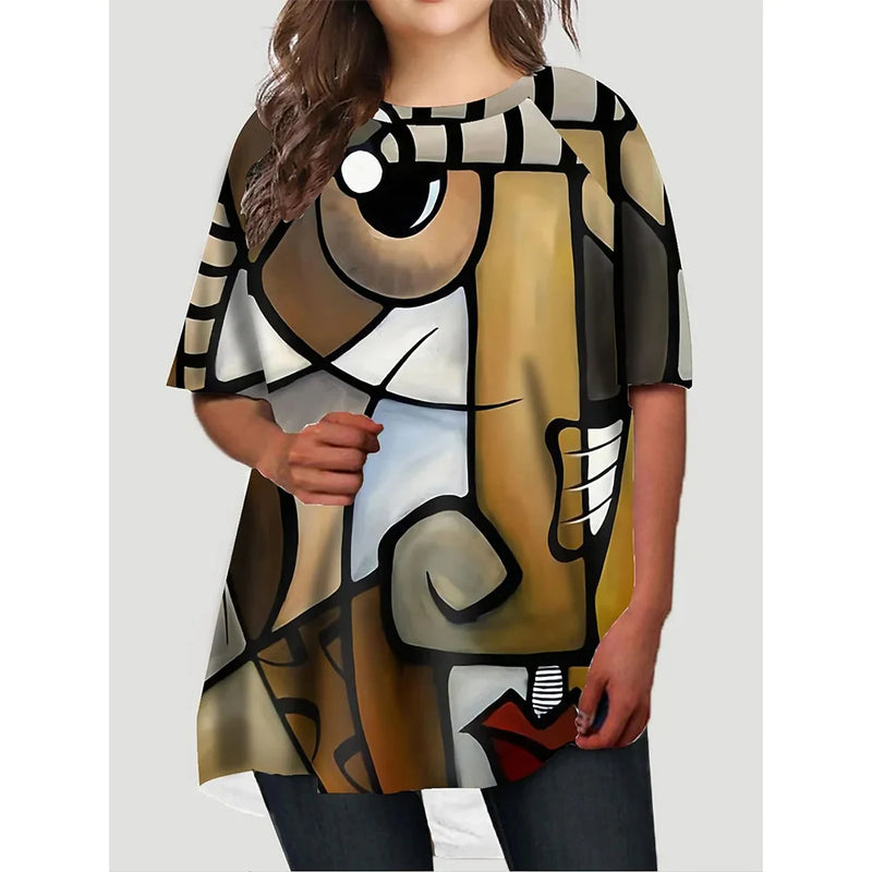 Sammy Jackson™ Maartje Plus-Size T-Shirt | Casual & Stylish