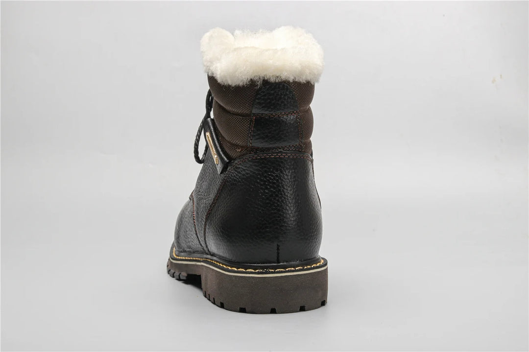 Sammy Jackson™ Leren Winterlaarzen | Met heerlijk warme wollen voering