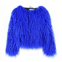 Stylish Women's Faux Fur Coat – Soraya