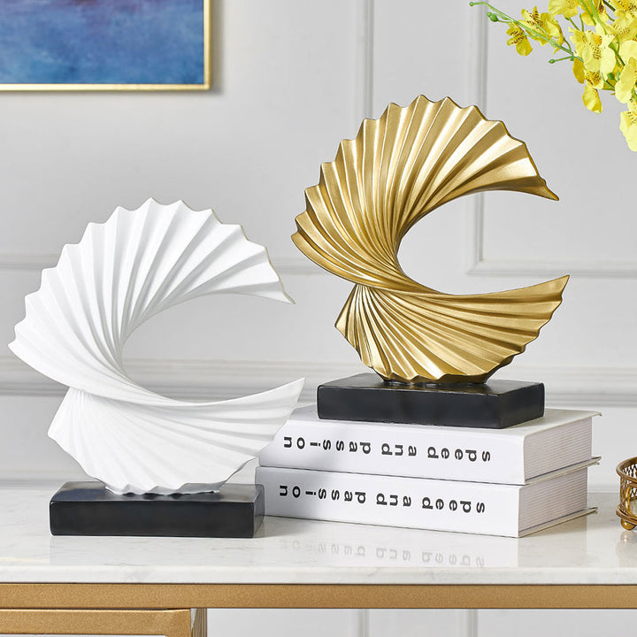 Stylish Crescent Moon Sculpture - LunarGrace