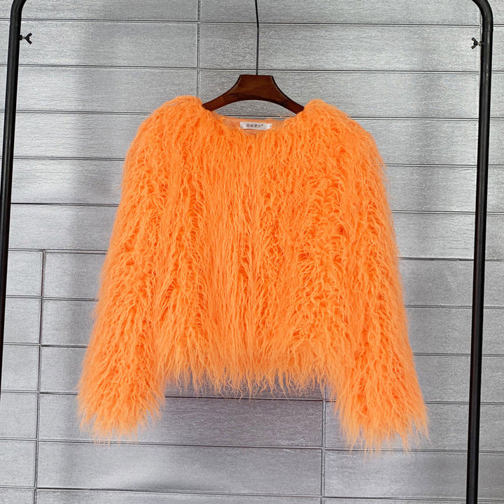 Stylish Women's Faux Fur Coat – Soraya